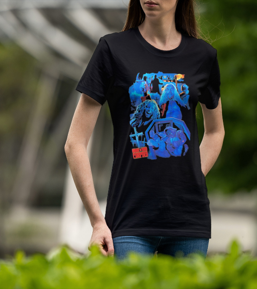 House Of 1000 Corpses Horror Villains And Terrifying Scenes Montage T-Shirt
