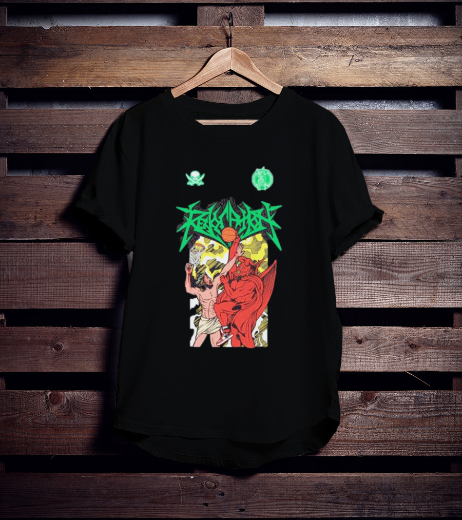 Revocation Godforsaken Demon Basketball Showdown T-Shirt