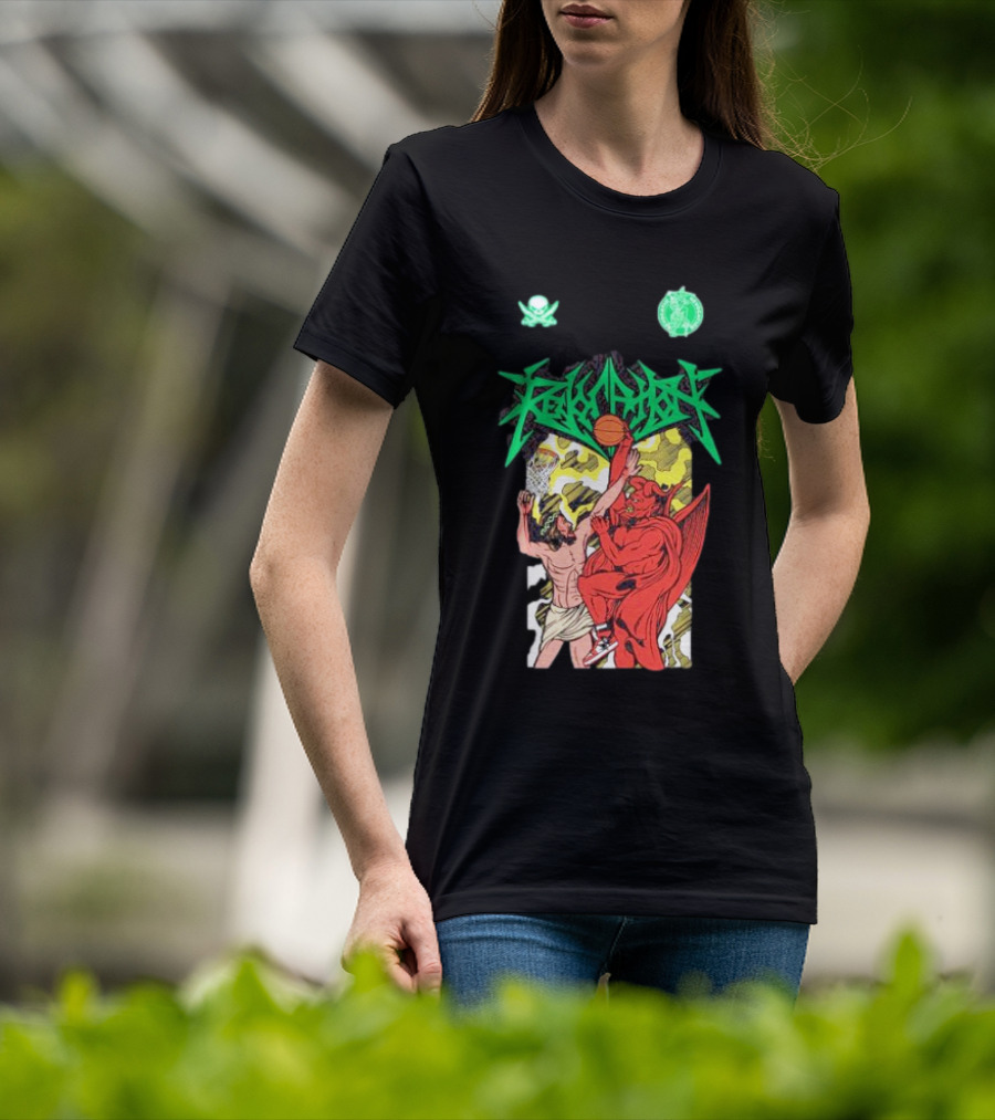 Revocation Godforsaken Demon Basketball Showdown T-Shirt