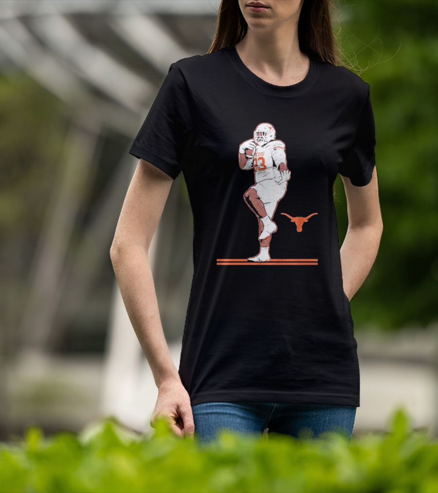 Texas Football Longhorns T'vondre Sweat Pose T-Shirt