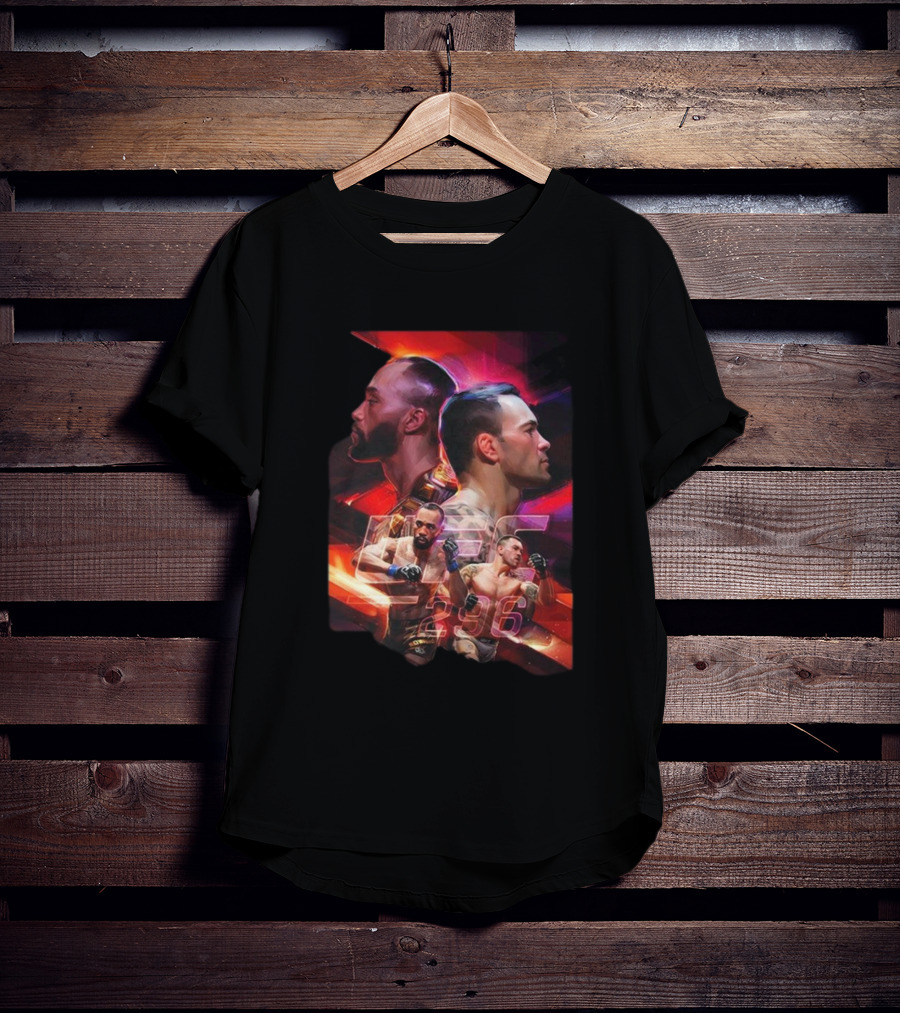 UFC 296 Men’s Artist Series Dynamic Portraits T-Shirt