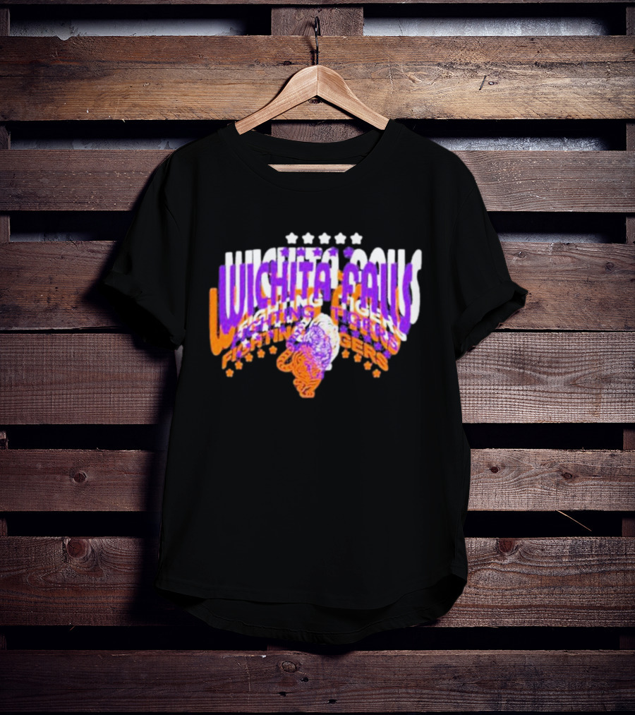 Rose Tylers Wichita Falls Fighting Tigers Stars T-Shirt