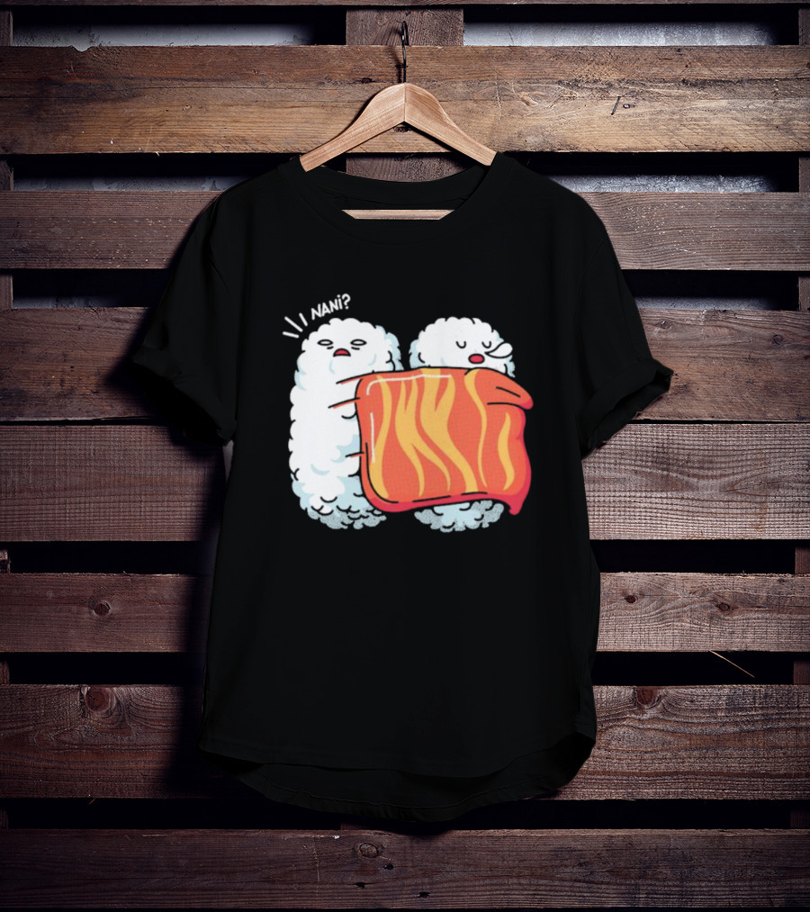 Nani Sleeping Sushi Rice Ball Blanket Surprise T-Shirt