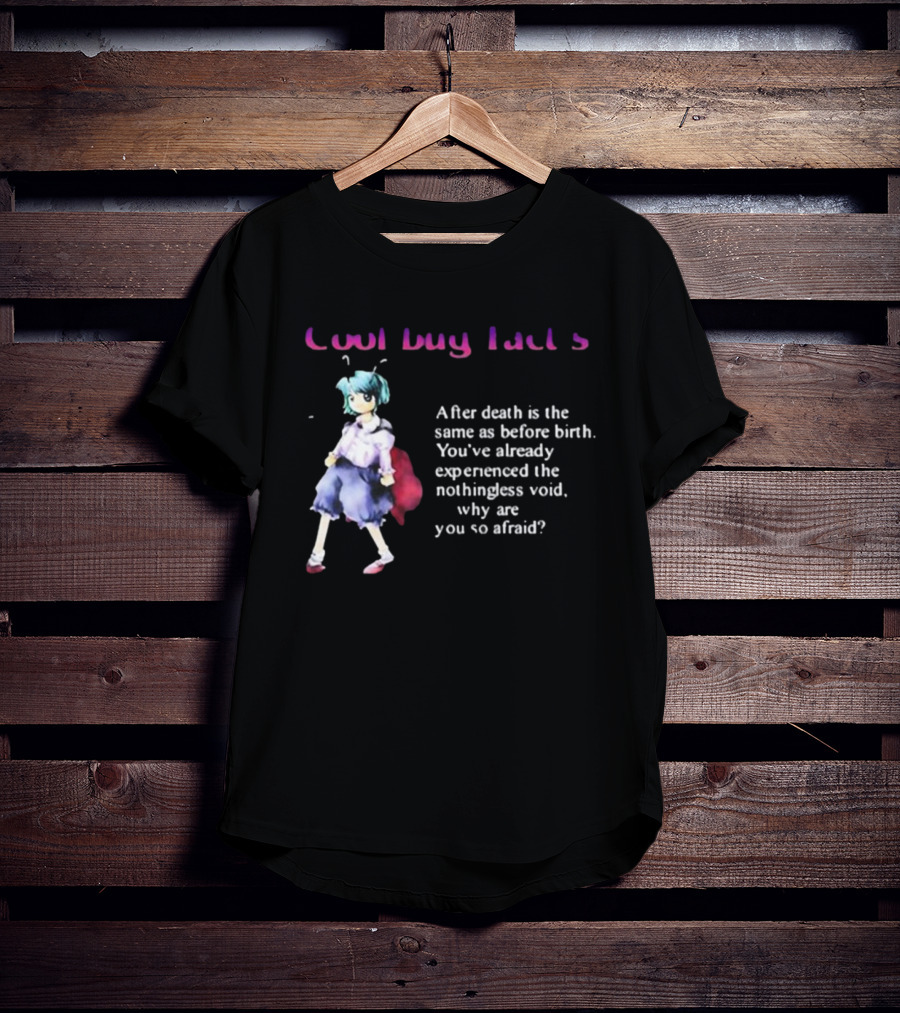 Cool Bug Fact's After Death Is The Same As Before Birth You've Already Experienced The Nothingless Void T-Shirt