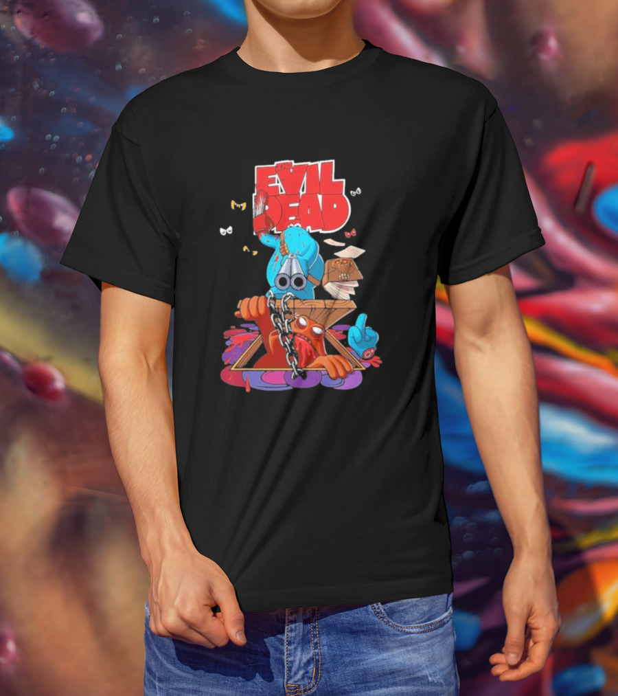 Evil Dead Deadites Trapdoor Comic T-Shirt