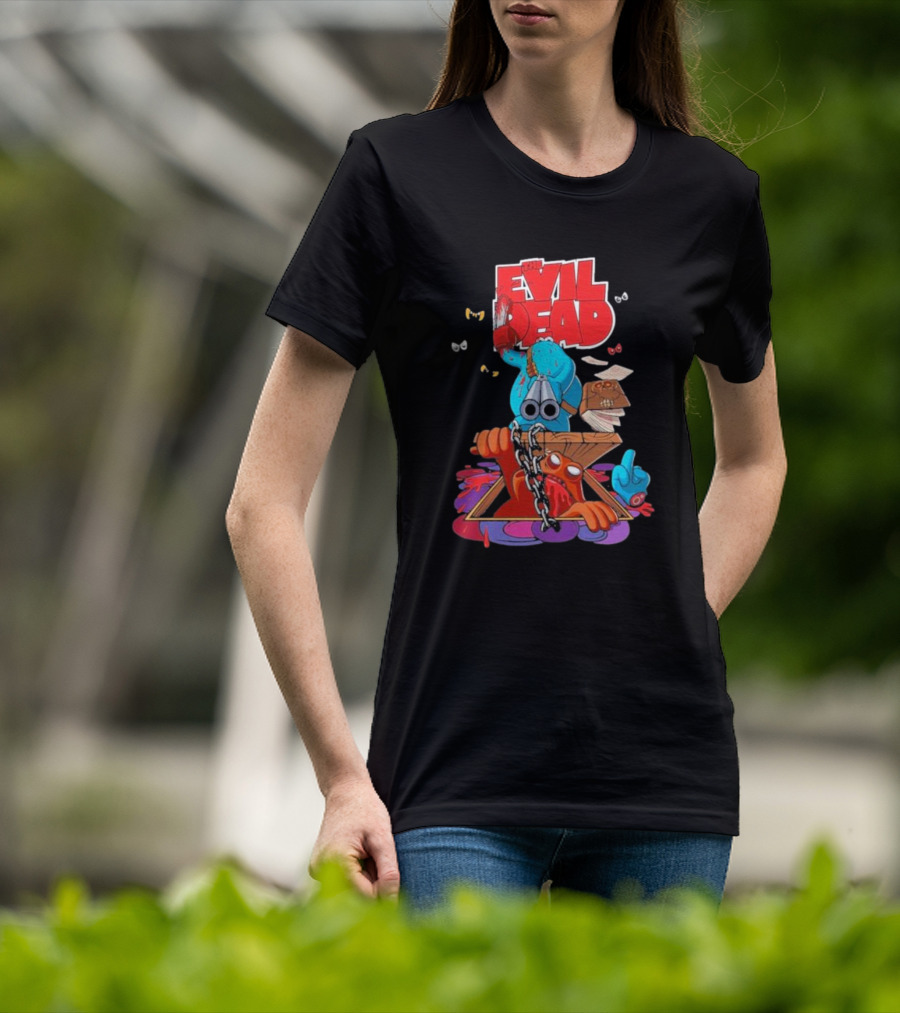 Evil Dead Deadites Trapdoor Comic T-Shirt