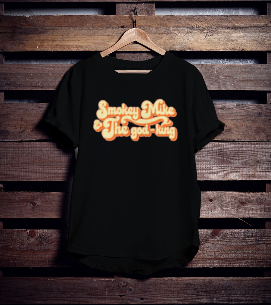 Dailywire Smokey Mike And The God-king Retro Script T-Shirt