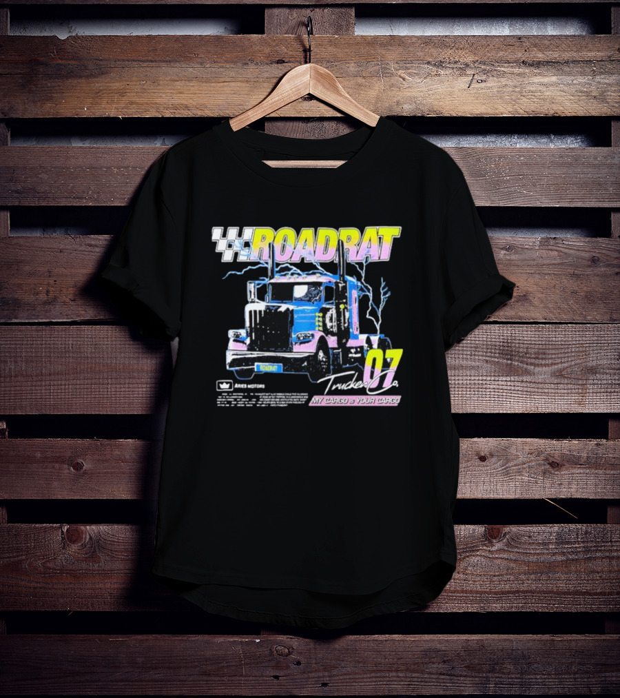 Roadrat Trucker 07 Ames Motors My Cargo Is Your Cargo T-Shirt