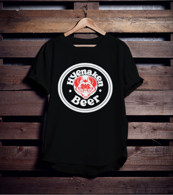 Spotgideon Hyenaken Beer Furaffinity Hyena T-Shirt