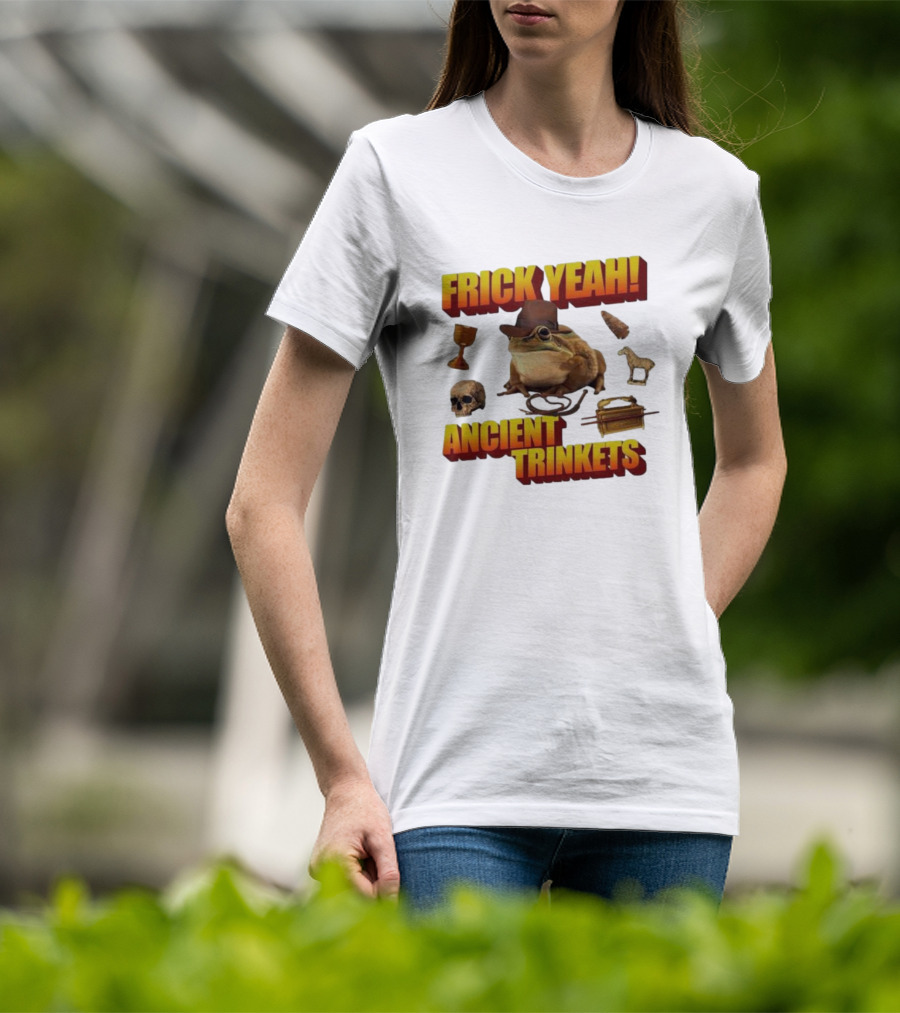 Frick Yeah Cowboy Frog Ancient Trinkets T-Shirt