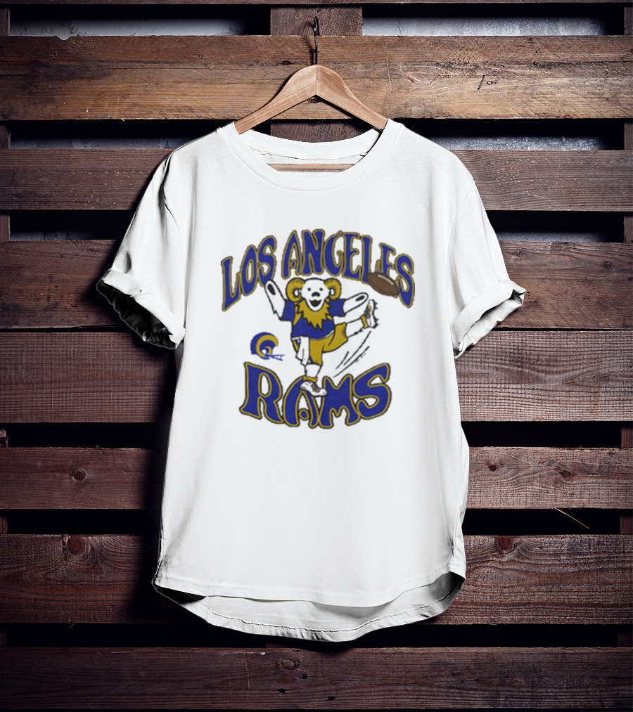 Los Angeles Rams Dancing Mascot Football Vintage Homage T-Shirt