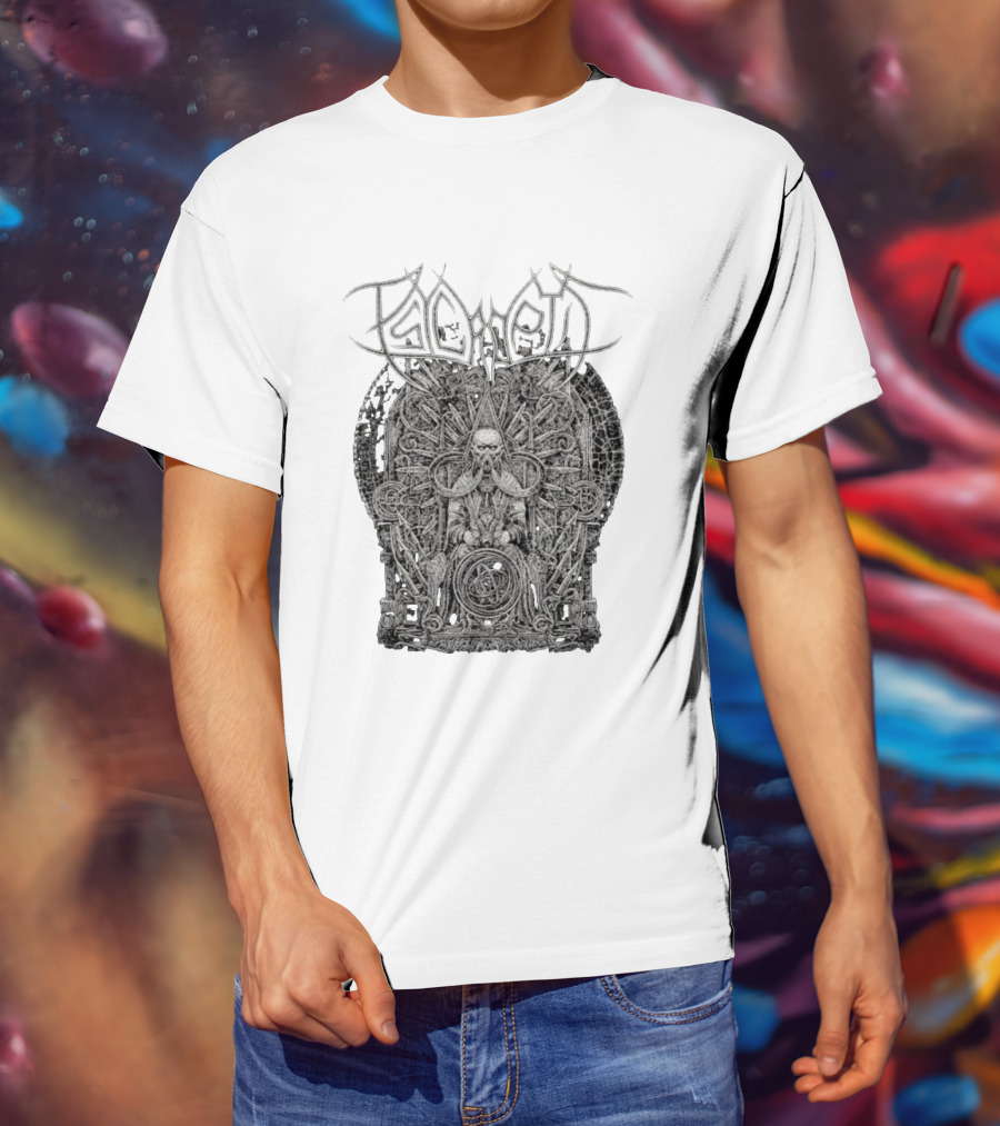 Psycroptic Intricate Skull Throne T-Shirt