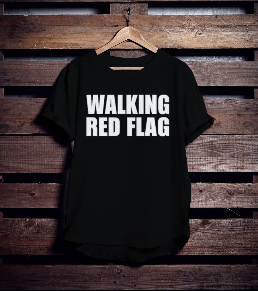 Vibe2k Walking Red Flag T-Shirt