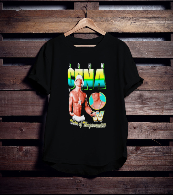 John Cena Doctor Of Thuganomics WWE Word Life Ripple Junction Navy T-Shirt