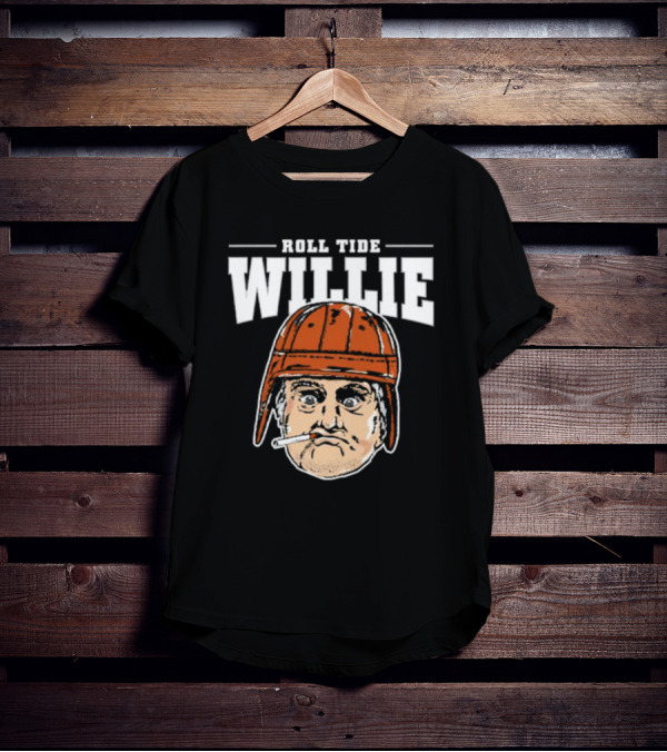 Roll Tide Willie Cartoon Helmet Face T-Shirt