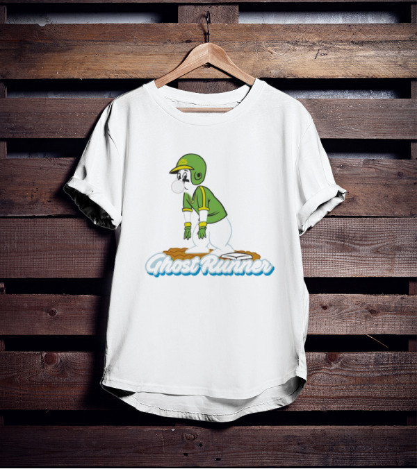 S7s Ghost Runner Baseball Player Bubblegum T-Shirt