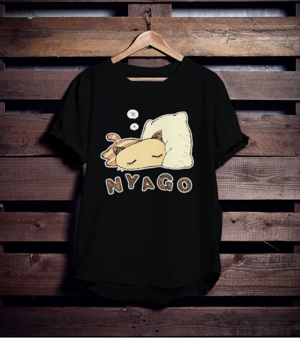 Sanrio Nyago Sleeping Cat Zzz Pillow T-Shirt