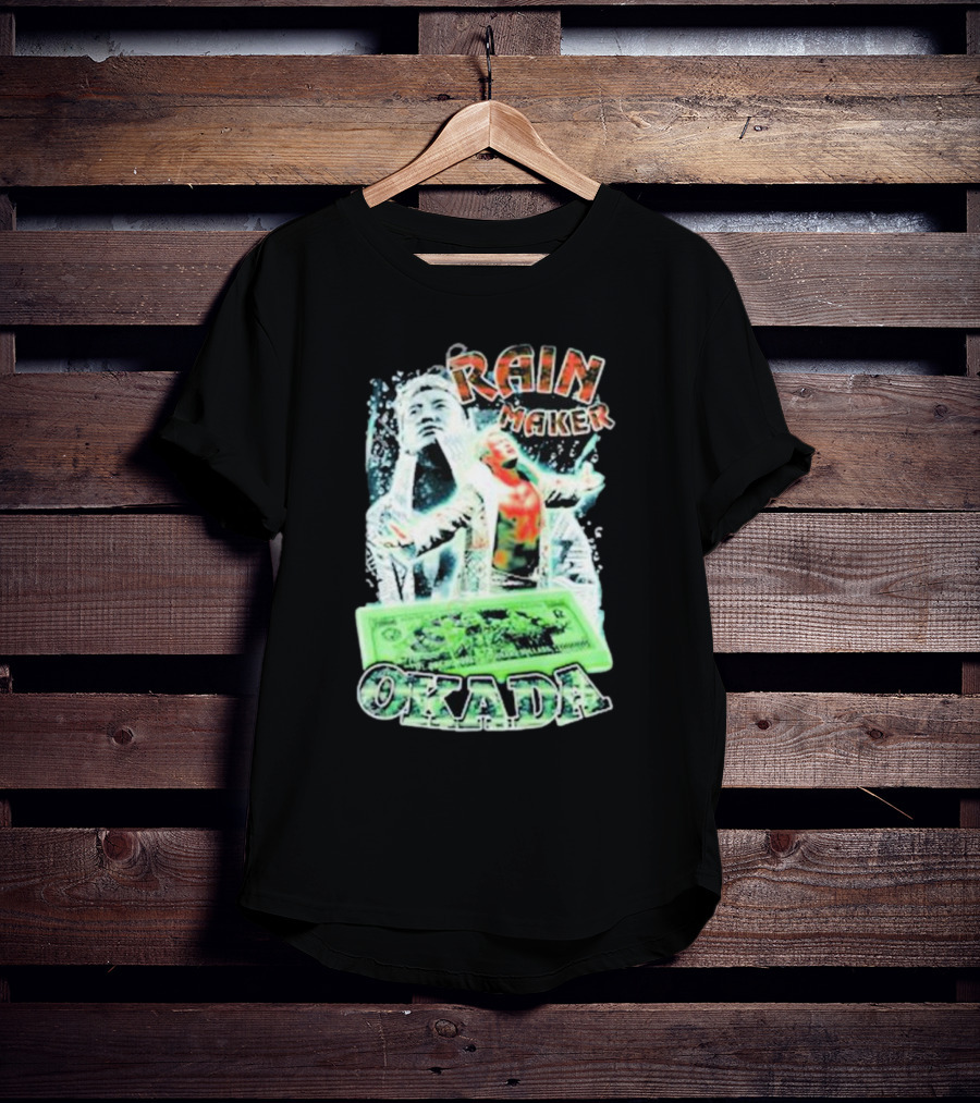 Rainmaker Kazuchika Okada Silvamore Dollar Bill T-Shirt