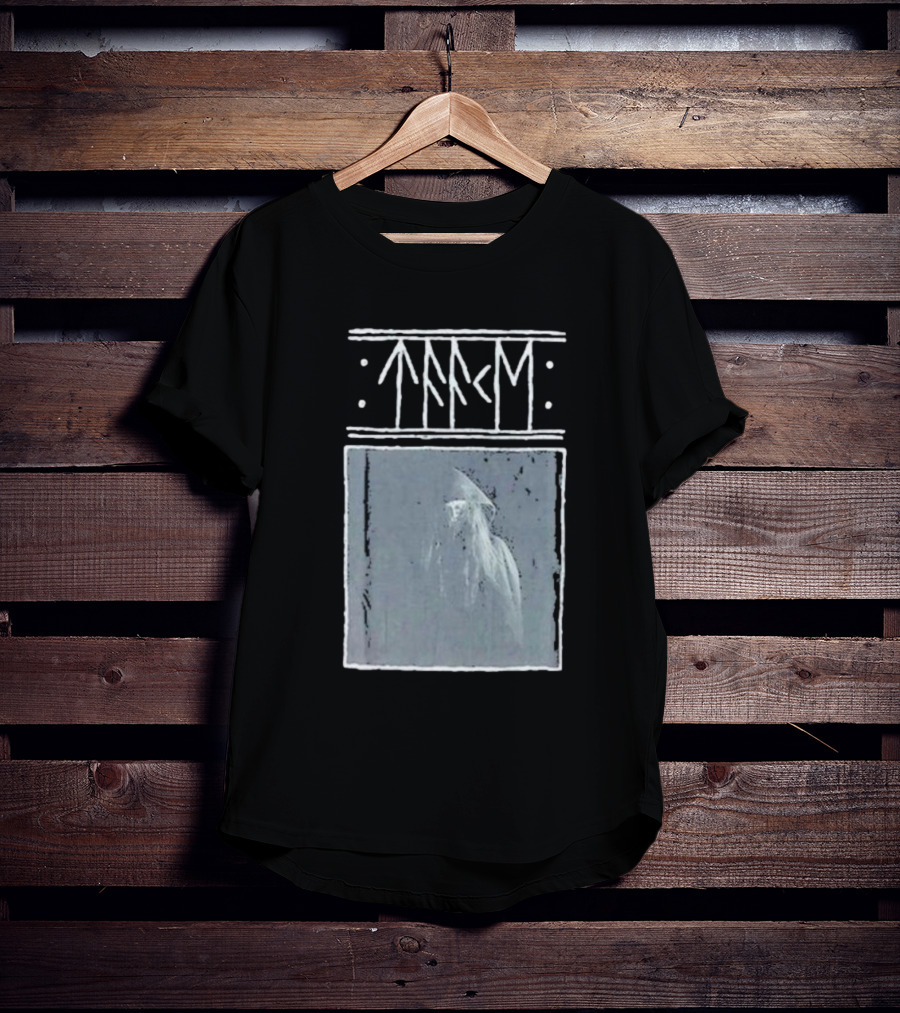 Taake Stridens Hus Nordic Runes Monochrome T-Shirt
