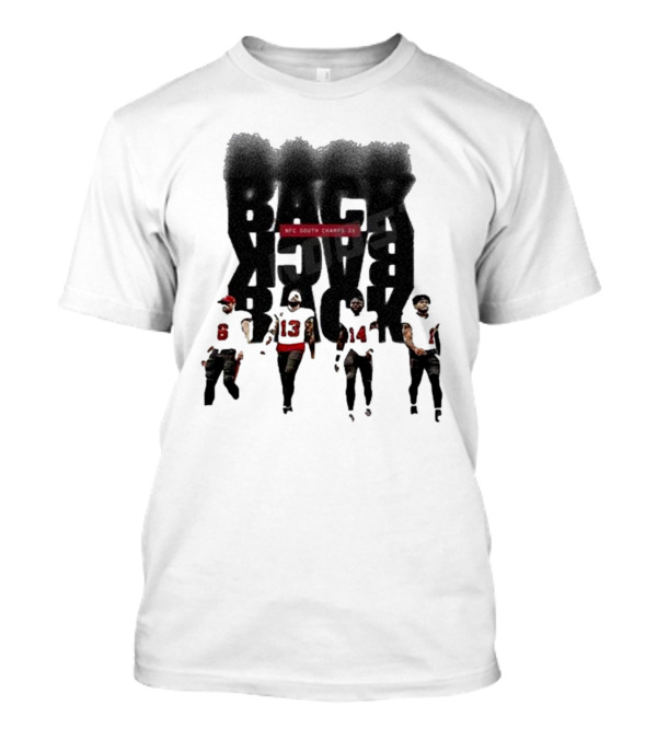 Tampa Bay Buccaneers Back To Back To Back NFC South Champs 3x Players T-Shirt