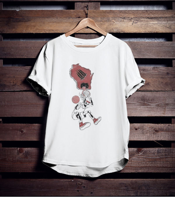 W Skeleton Dunk Wisconsin T-Shirt