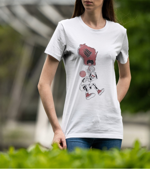 W Skeleton Dunk Wisconsin T-Shirt