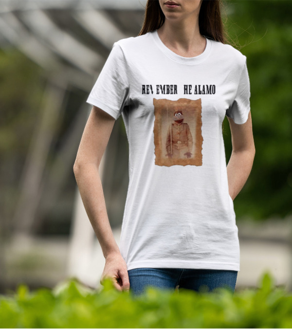 R Remember R He Alamo Lucca International Muppet Gonzo T-Shirt