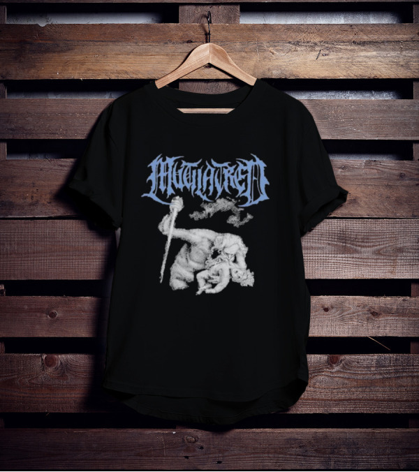 Mutilatred Eroded Brain Grim Figure And Child Fantasy T-Shirt