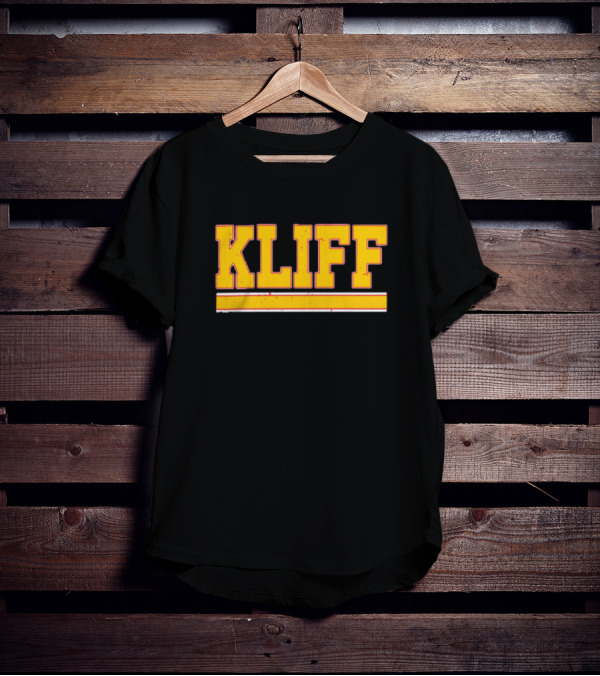 USC Trojans Kliff Kingsbury Bold Font Yellow T-Shirt