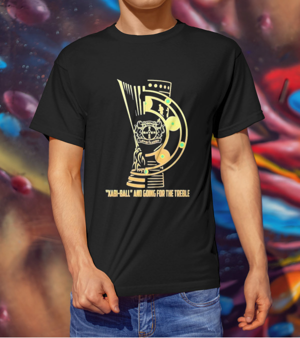 Bayer Leverkusen 1904 Xabi-Ball And Going For The Treble T-Shirt