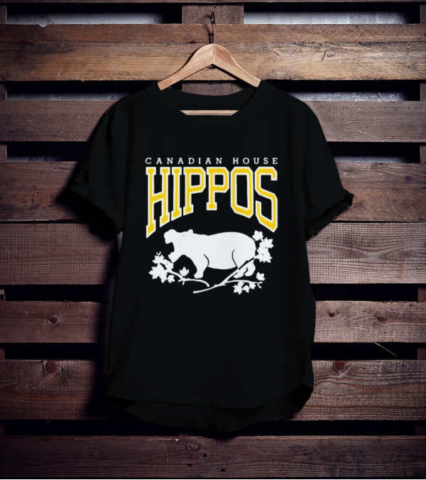 Canadian House Hippos Maple Leaf T-Shirt