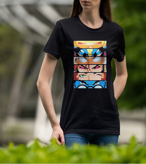 Jax Briggs X-Men97 Cyclops Wolverine Storm Jean Grey Beast Eyes T-Shirt