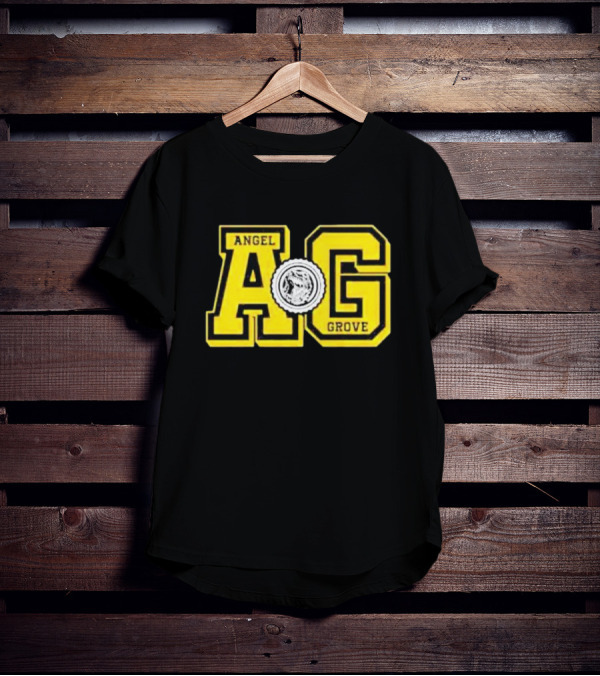 Angel Grove AG Power Rangers Emblem T-Shirt