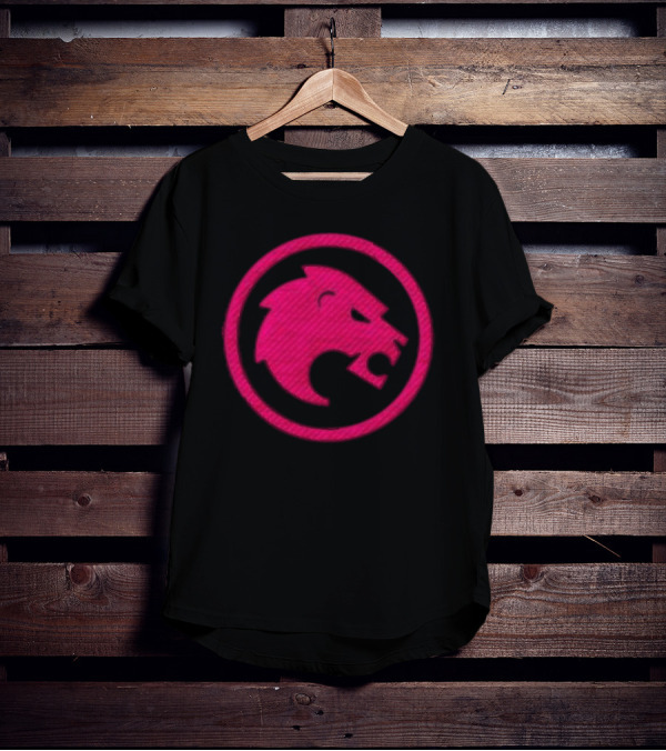 Jon Rahm Sponsor Legion XIII Pink Lion Emblem T-Shirt