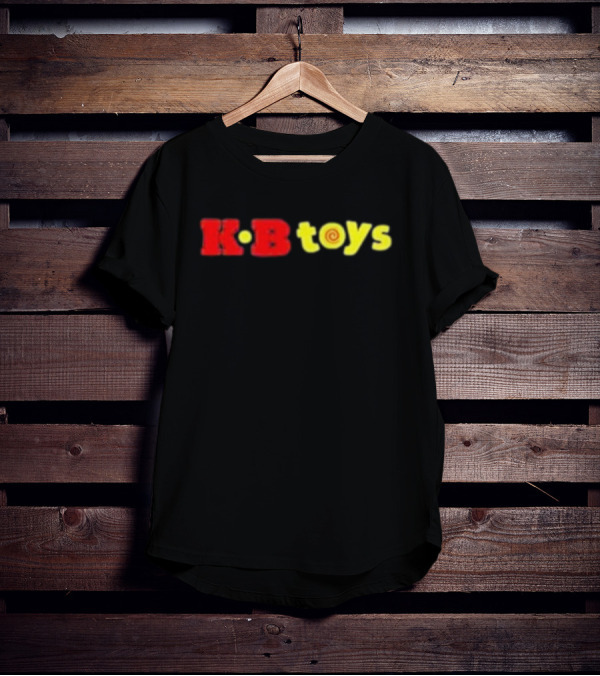 KB Toys Red Yellow Spiral T-Shirt