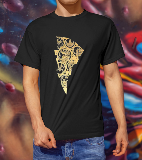 Mmpr Power Rangers Dinozord Medal Power Coins T-Shirt