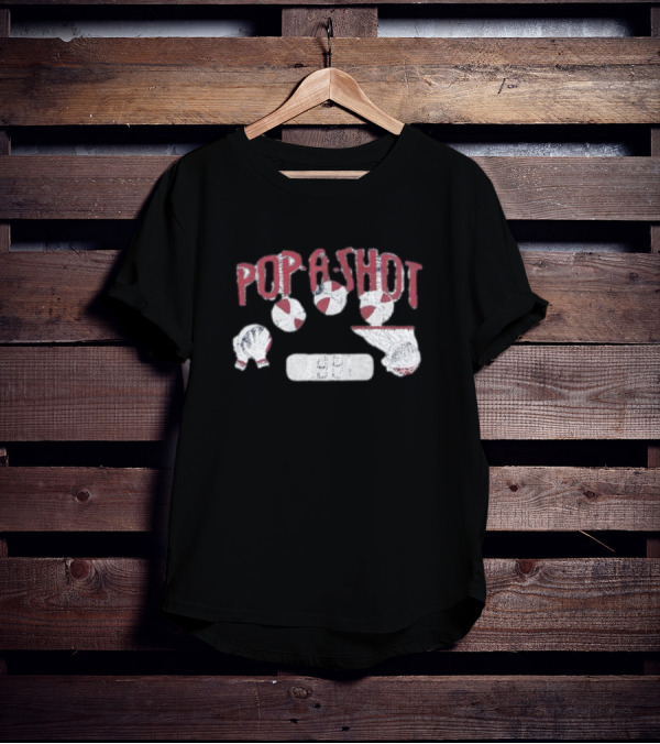 Pop-a-Shot Basketball Arcade Game Since 1981 Retro Sports T-Shirt