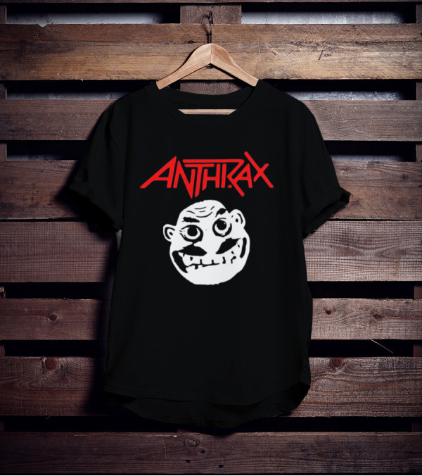 Rare Anthrax Angry Face T-Shirt
