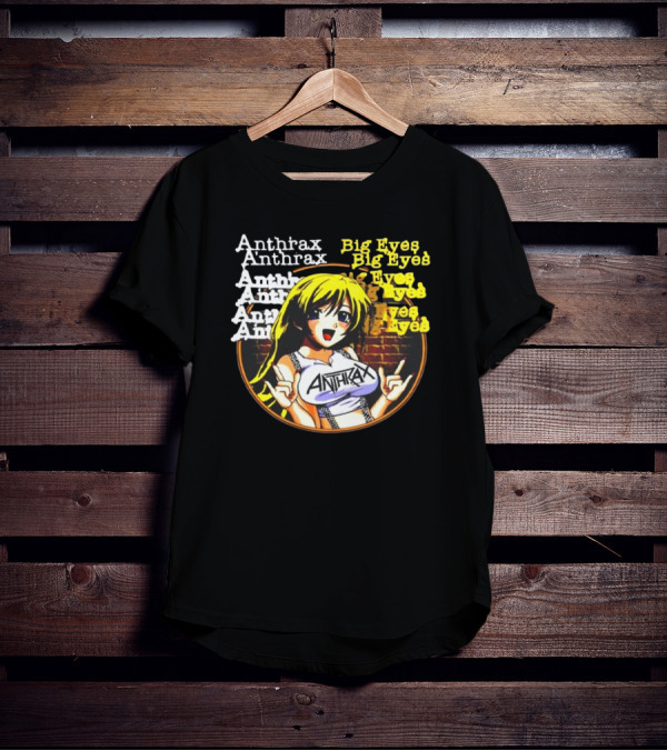 Anthrax Big Eyes Vintage Manga T-Shirt