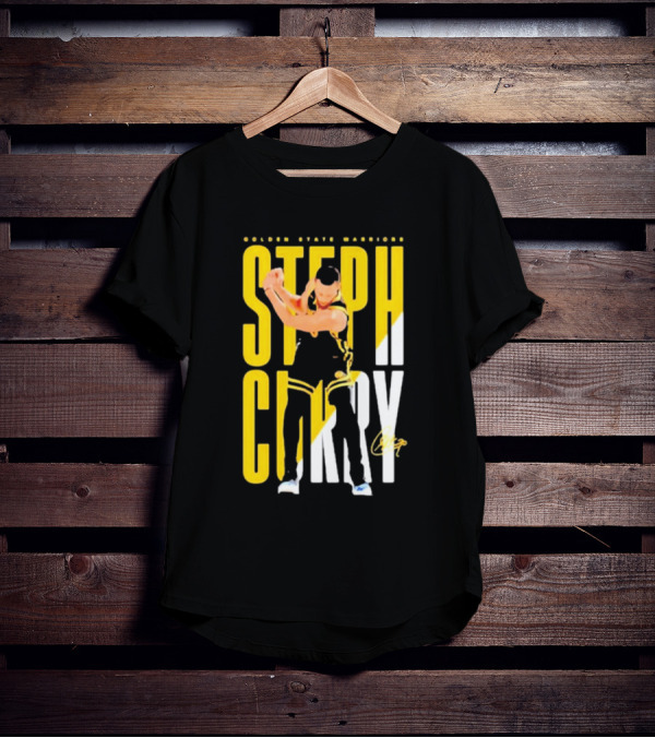Golden State Warriors Steph Curry Golf Celebration Signature T-Shirt
