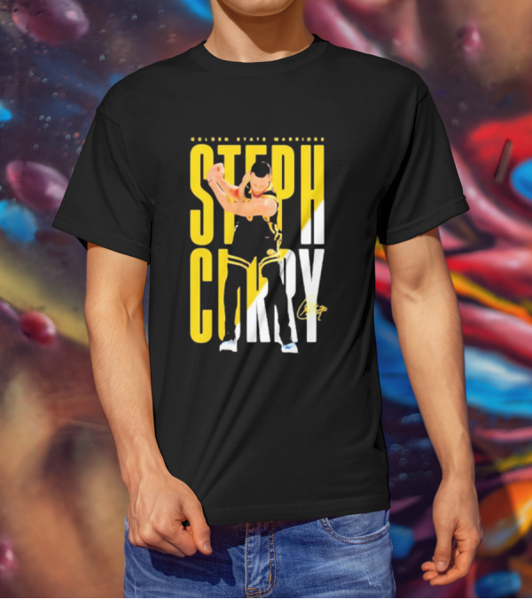 Golden State Warriors Steph Curry Golf Celebration Signature T-Shirt