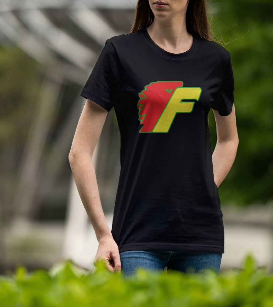 Philadelphia Firebirds Hockey Logo Red Green Yellow F T-Shirt