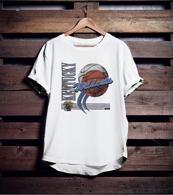 Kentucky Wildcats Basketball Slam Vintage T-Shirt