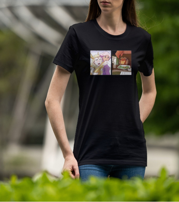 She-Ra Pointing At A Confused Catra Meme Scene T-Shirt