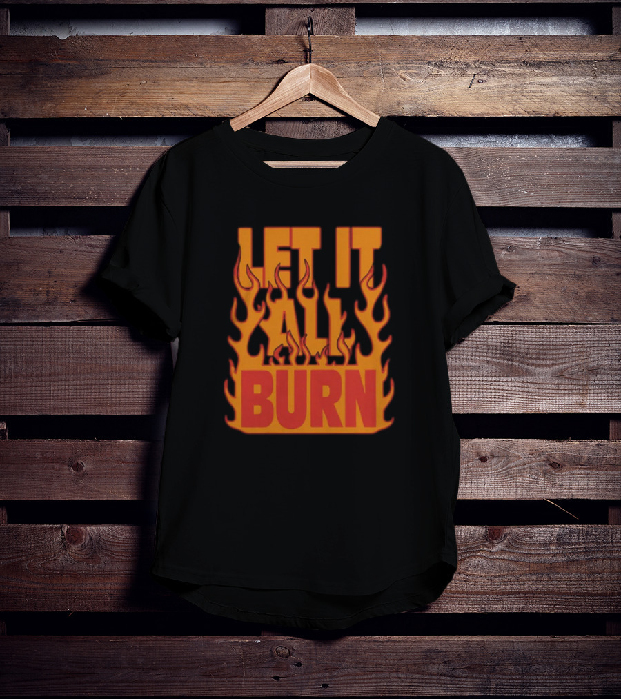 LET IT ALL BURN A Day To Remember Merch Planet Bomb T-Shirt