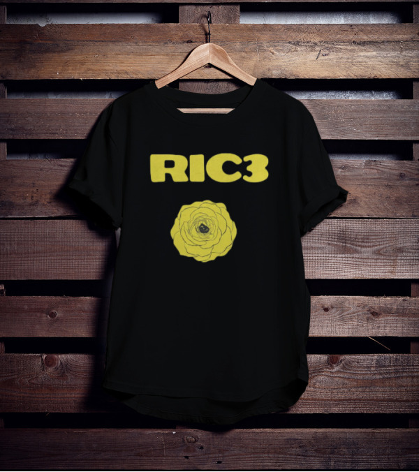 RIC3 Yellow Rose Daniel Ricciardo Merch T-Shirt