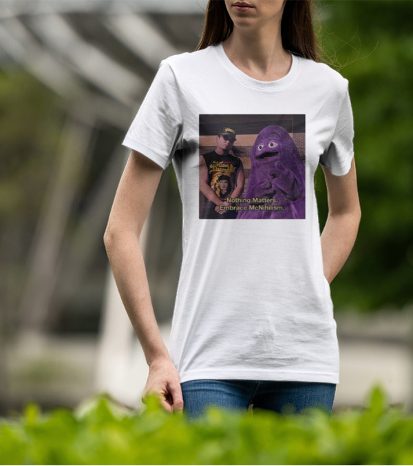 King Diamond Nothing Matters Embrace McNihilism Grimace T-Shirt