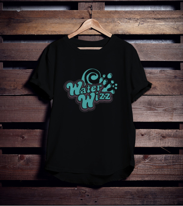 Adam Sandler Water Wizz Retro Logo Splash T-Shirt