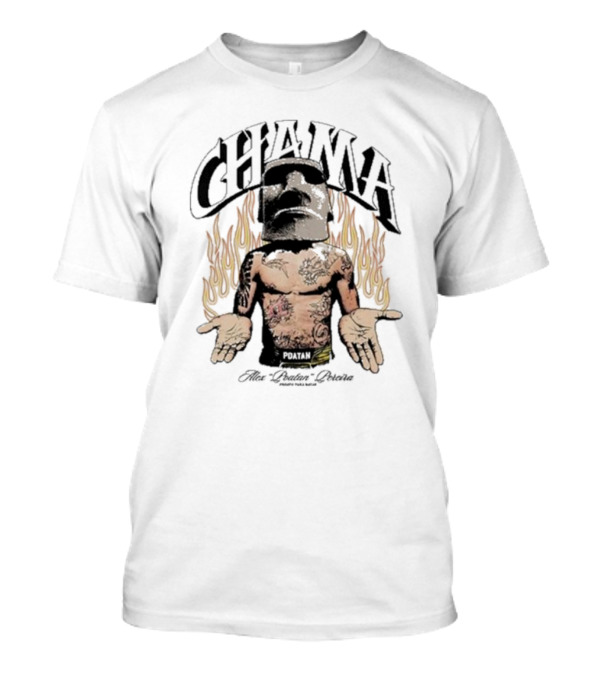 Chama Poatan Alex Poatan Pereira Pronto Para Matar Fiery Warrior Tattooed T-Shirt