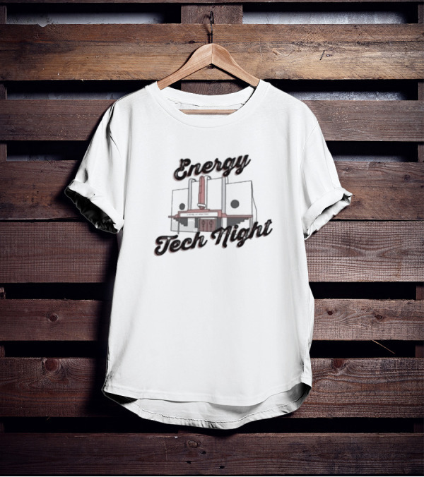 Energy Tech Night Abstract Mechanical Structure T-Shirt